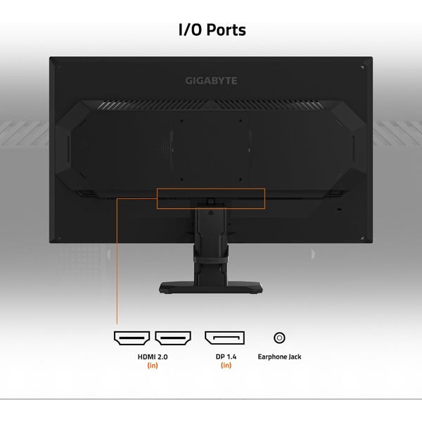 Monitor Gigabyte GS25F2A, 25", FHD, IPS, DP, HDMI, 3.5mm, Black
