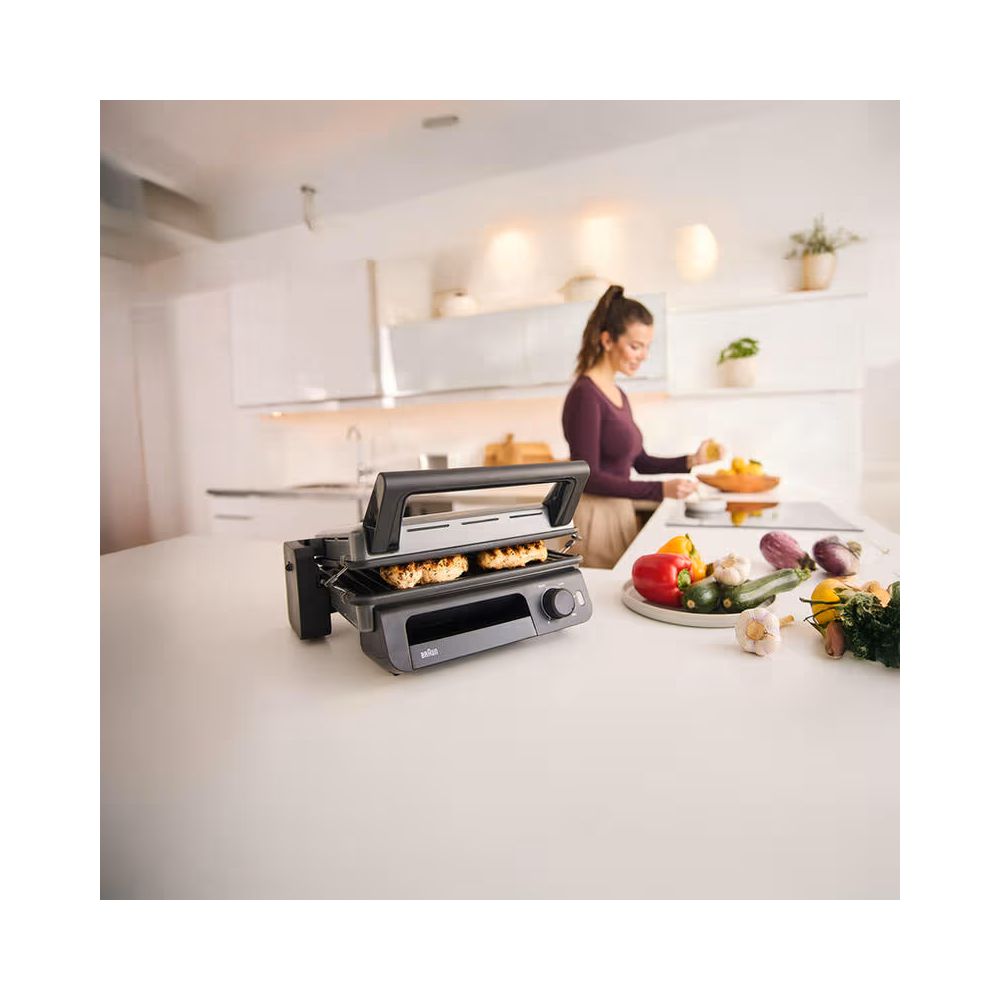 გრილი Braun CG5010IGY MultiGrill 5, 2000W, Grill, Black