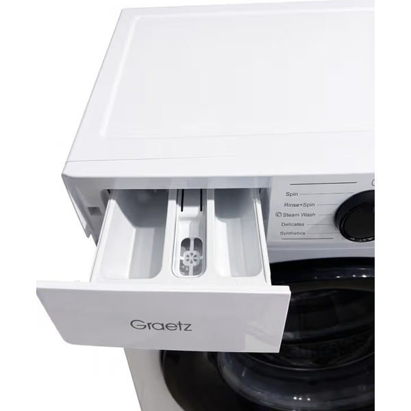 სარეცხი მანქანა Graetz GW60-A112VE-W, 6Kg, 1200Rpm, Washing Machine, White