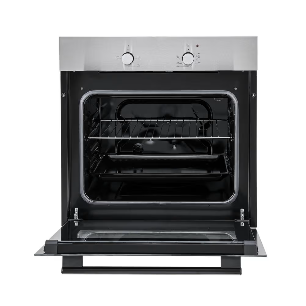 ჩასაშენებელი ელექტრო ღუმელი Graetz EB6400AERIM, Built-in Electric Oven, Black/Silver