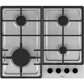ჩასაშენებელი გაზის ქურის ზედაპირი Haier HHQ-M64CX, Built-in Gas Cooktop, Silver