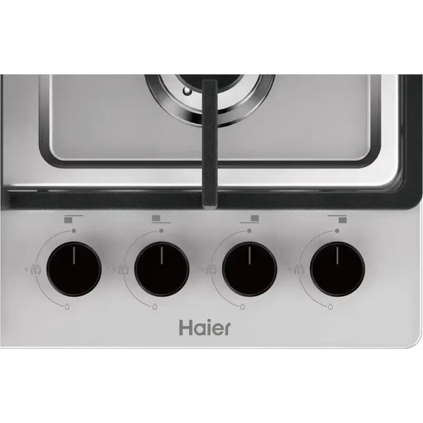 ჩასაშენებელი გაზის ქურის ზედაპირი Haier HHQ-M64CX, Built-in Gas Cooktop, Silver