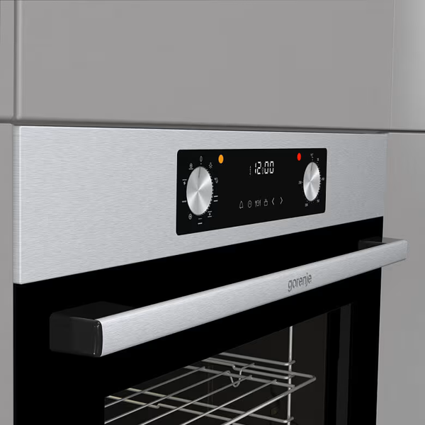 ჩასაშენებელი ელექტრო ღუმელი Gorenje BO6737E02AXN, 73L, 2900W, Built-in Electric Oven, Silver