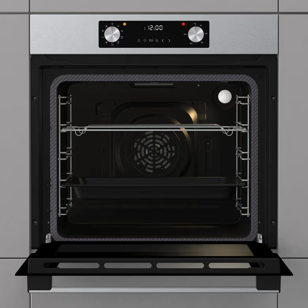 ჩასაშენებელი ელექტრო ღუმელი Gorenje BO6737E02AXN, 73L, 2900W, Built-in Electric Oven, Silver