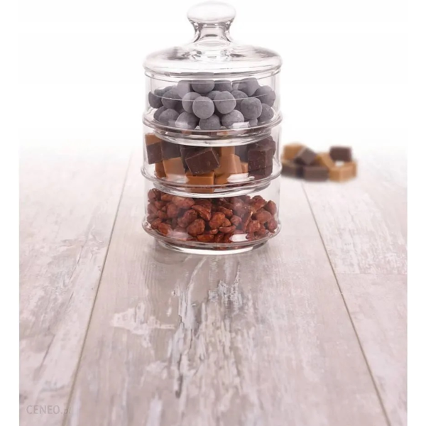 მინის შესანახი ნაკრები Koopman YE1100310, Glass Storage Set, Transparent