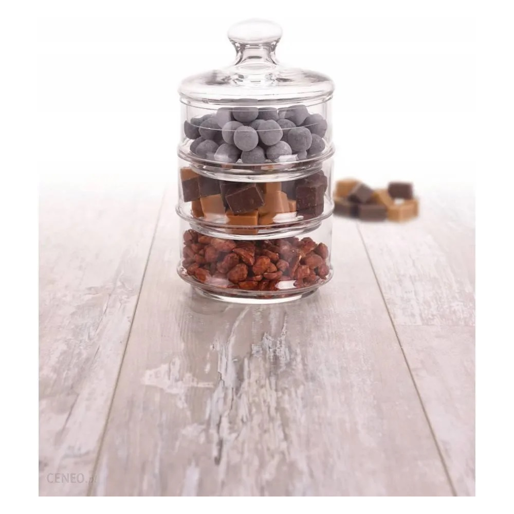 მინის შესანახი ნაკრები Koopman YE1100310, Glass Storage Set, Transparent