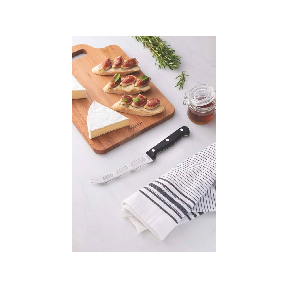 ყველის დანა TRAMONTINA ULTRACORTE 15556, 15cm, Kitchen Knife, Black