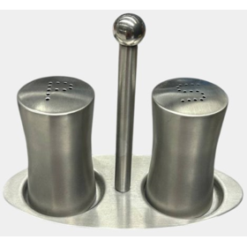 სამარილე და საპილპილე Real Group MG-2103, 2pcs, Salt And Pepper Set, Silver