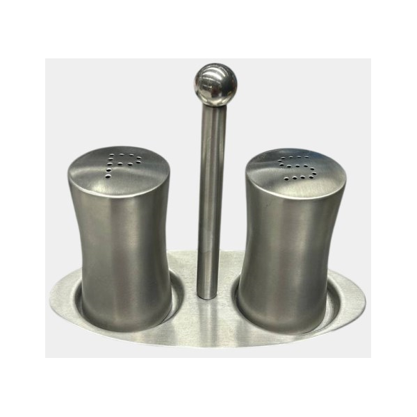 სამარილე და საპილპილე Real Group MG-2103, 2pcs, Salt And Pepper Set, Silver