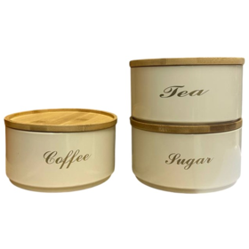შესანახი ჭურჭელი OEM MF-07, 3Pcs, Storage Container, White