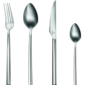 Tableware Set Berllong BCR-0074, 24Pcs, Silver