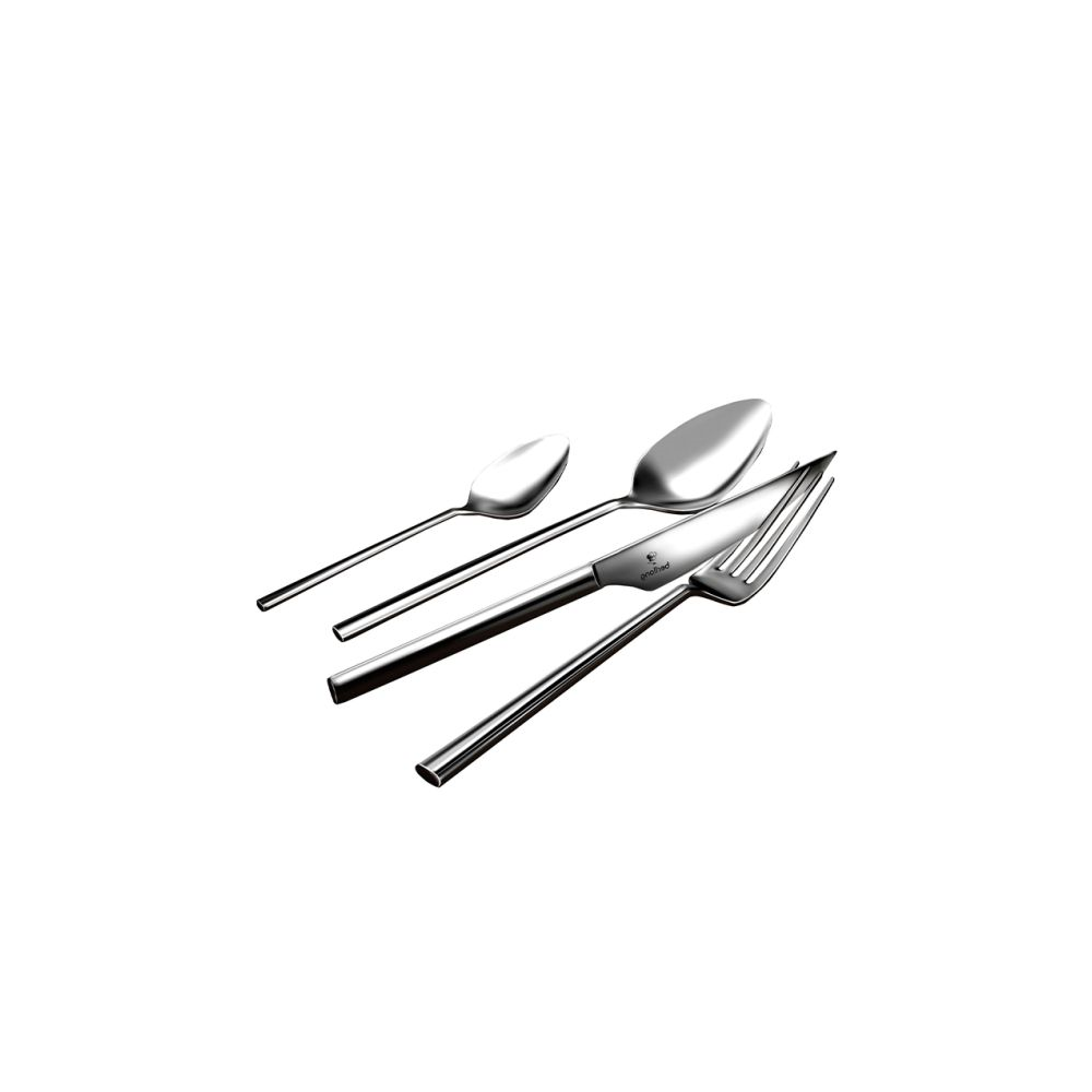 დანა-ჩანგლის ნაკრები Berllong BCR-0074, 24Pcs, Tableware Set, Silver