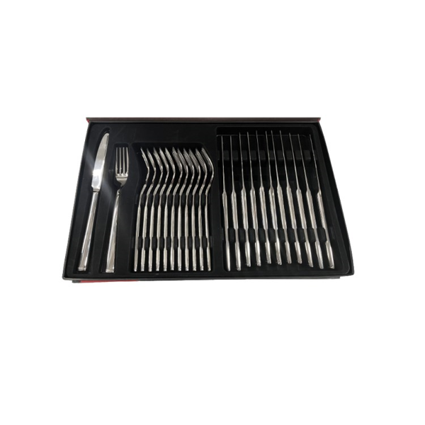 Tableware Set Berllong BCR-0099, 24Pcs, Silver