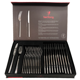 Tableware Set Berllong BCR-0099, 24Pcs, Silver