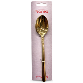 სადილის კოვზების ნაკრები Ronig 18657669, 3Pcs, Dinner spoons Set, Gold
