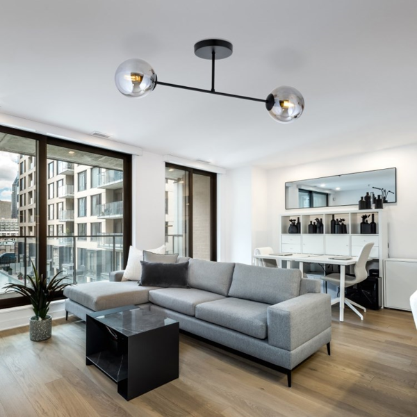 ჭაღი EMIBIG ROMA 2, Chandelier, Black