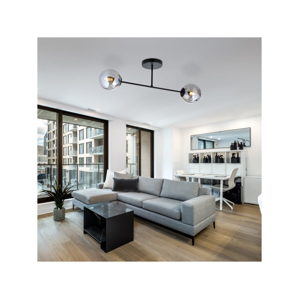 ჭაღი EMIBIG ROMA 2, Chandelier, Black