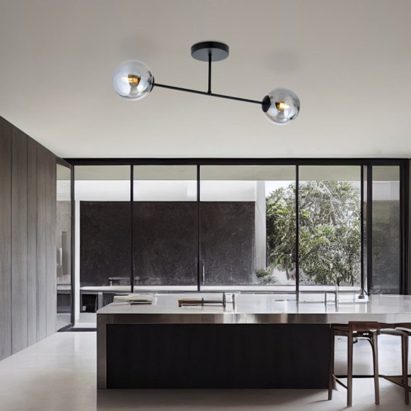 ჭაღი EMIBIG ROMA 2, Chandelier, Black