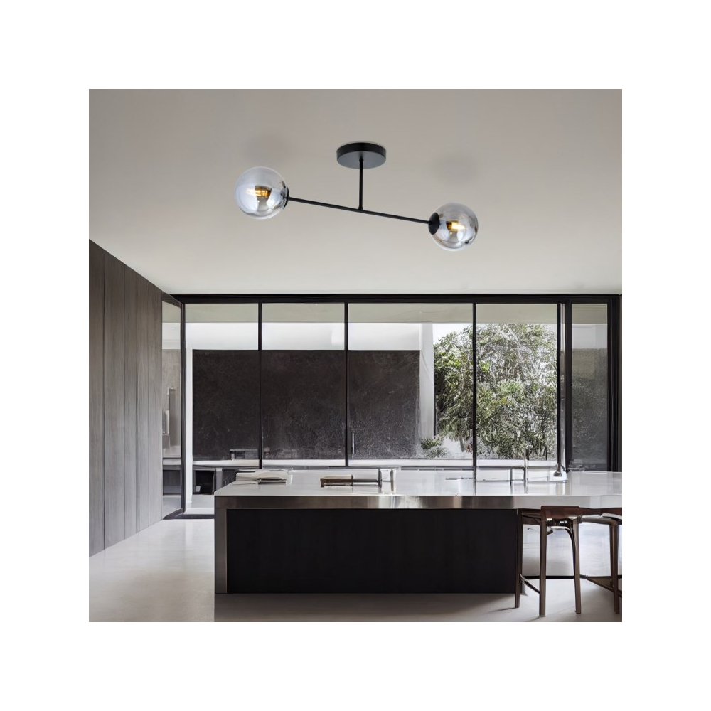 ჭაღი EMIBIG ROMA 2, Chandelier, Black