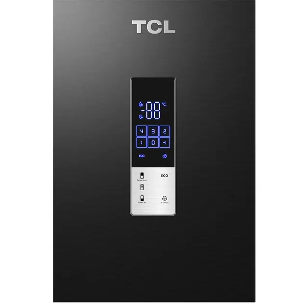 მაცივარი TCL P412BFBN, 312L, 39dB, No Frost, Refrigerator, Black