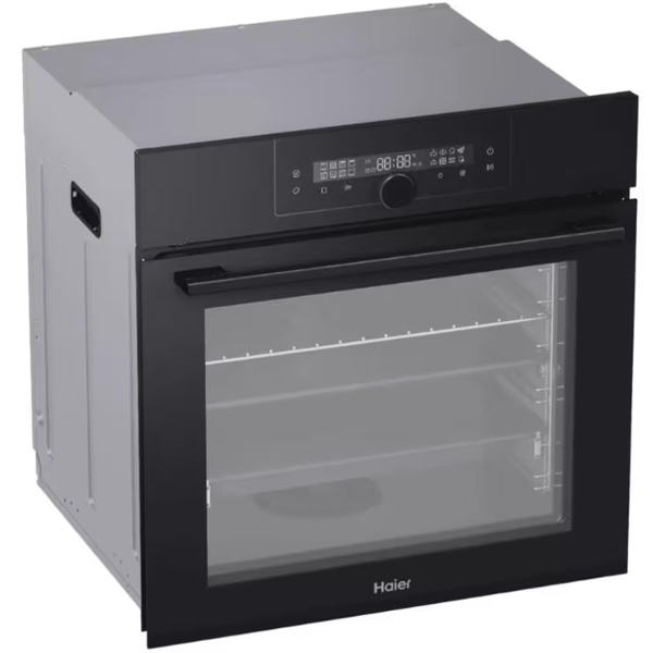 Built-In Electric Oven Haier HOQ-F6QSN3GB, 3480W, 72L, Black
