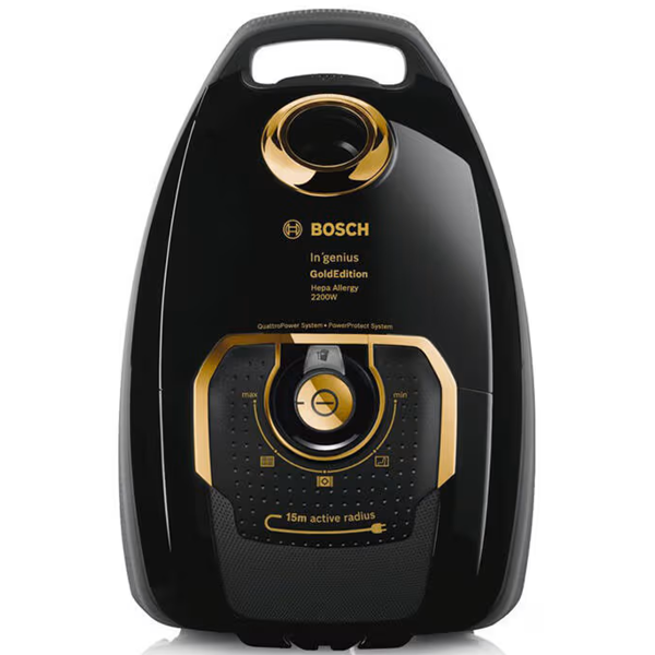 მტვერსასრუტი Bosch BGL8GOLDIR, 2200W, 5L, Vacuum Cleaner, Black