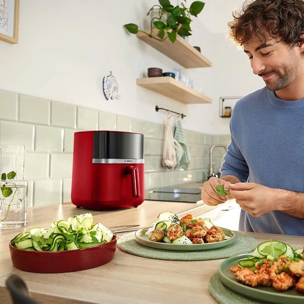 აეროგრილი Bosch MAF462R0, 2050W, 6.1L, Air Fryer, Red