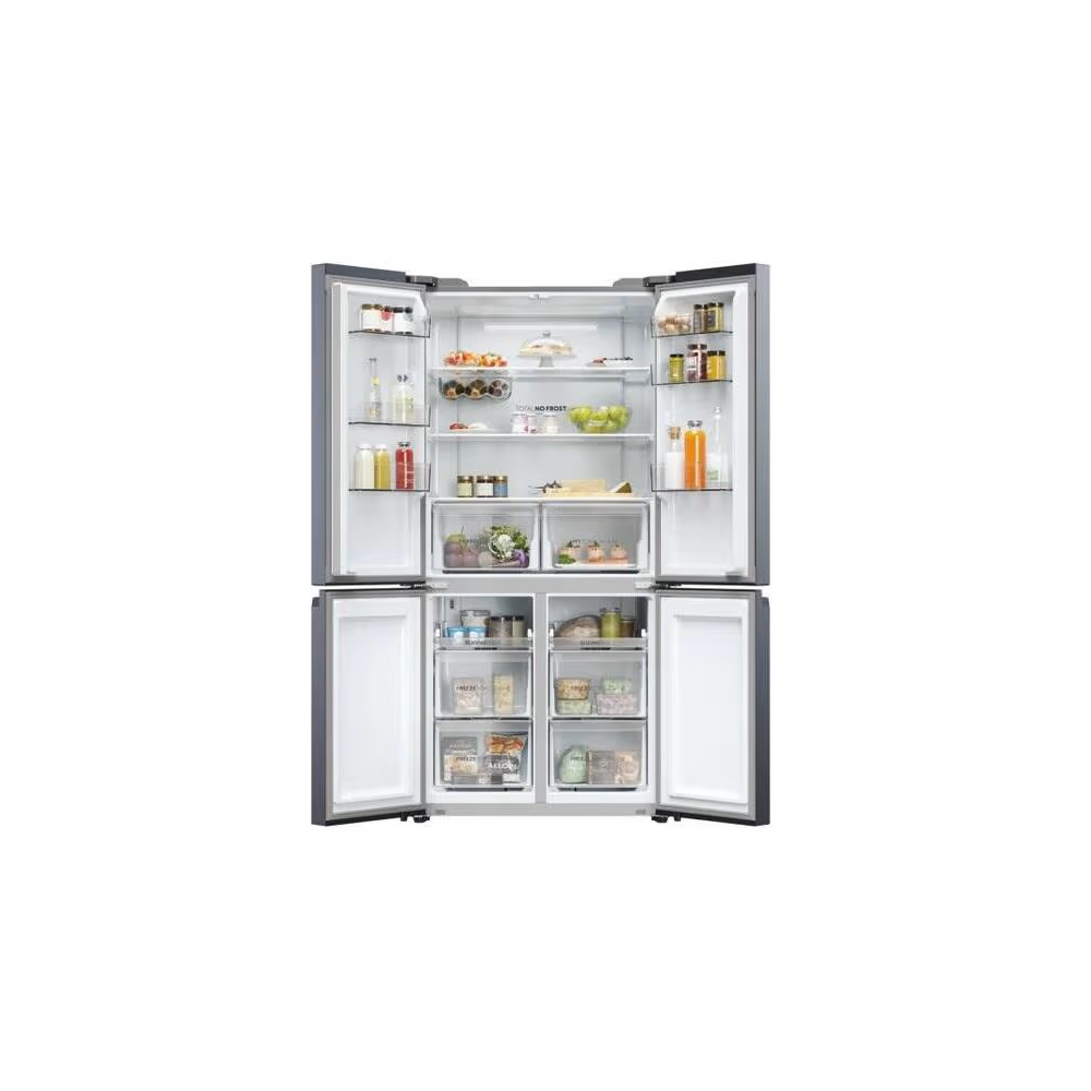 Refrigerator Haier HCR5919ENMB, 528L, E, 38dB, No Frost, Silver