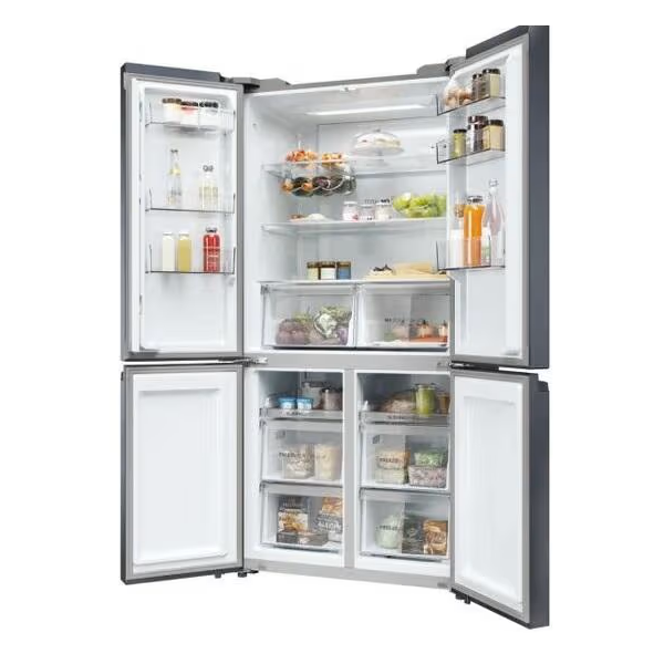 Refrigerator Haier HCR5919ENMB, 528L, E, 38dB, No Frost, Silver