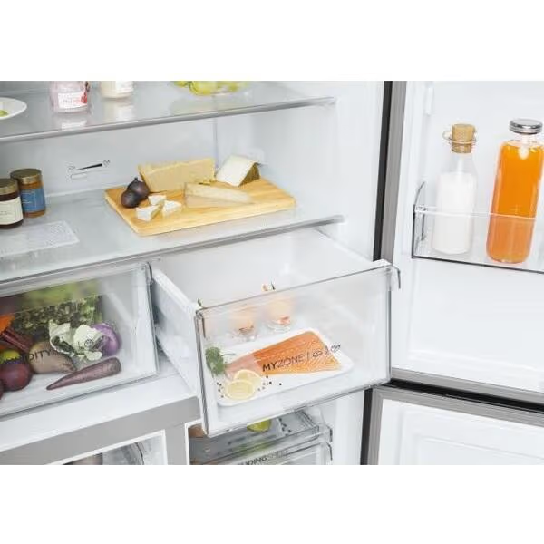 Refrigerator Haier HCR5919ENMB, 528L, E, 38dB, No Frost, Silver