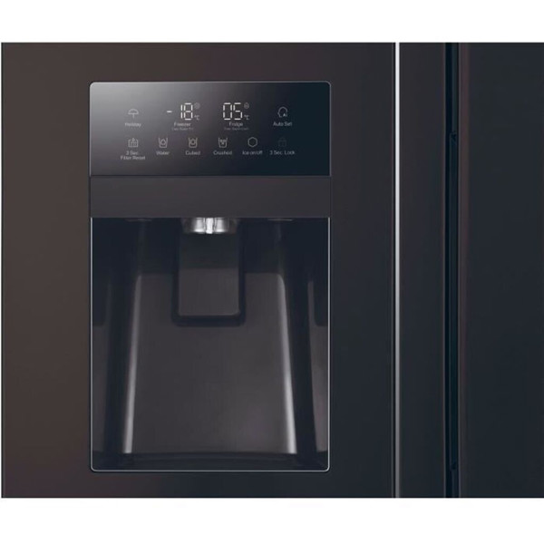 მაცივარი Haier HSR3918EIPB, 515L, E, 40dB, No Frost, Refrigerator, Black