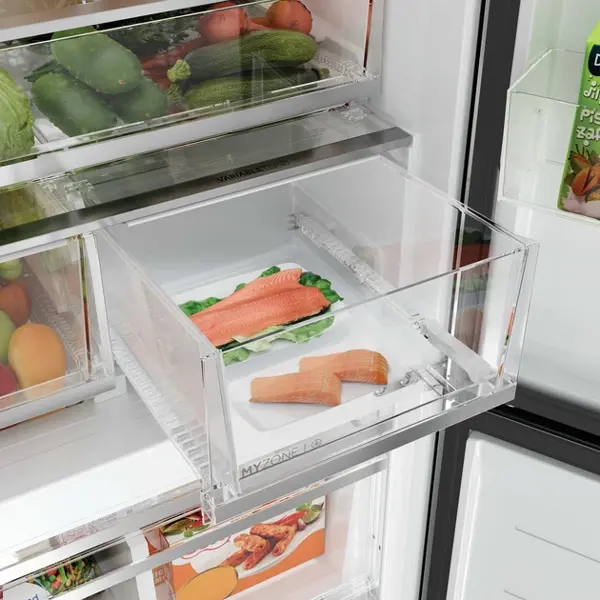 მაცივარი Haier HDR5818DNSS, 640L, D, 35dB, No Frost, Refrigerator, Silver