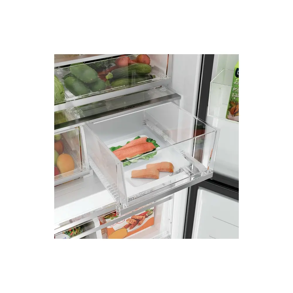 მაცივარი Haier HDR5818DNSS, 640L, D, 35dB, No Frost, Refrigerator, Silver