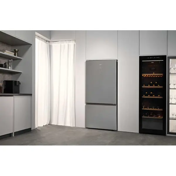 მაცივარი Haier HDR5818DNSS, 640L, D, 35dB, No Frost, Refrigerator, Silver