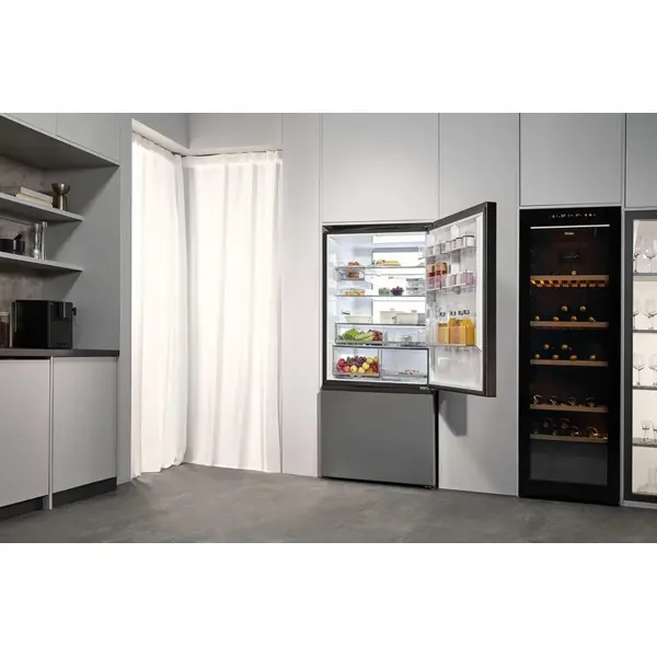 მაცივარი Haier HDR5818DNSS, 640L, D, 35dB, No Frost, Refrigerator, Silver