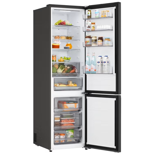 მაცივარი LG LBB509EQYW.AEPQMER, 384L, E, No Frost, Refrigerator, Black