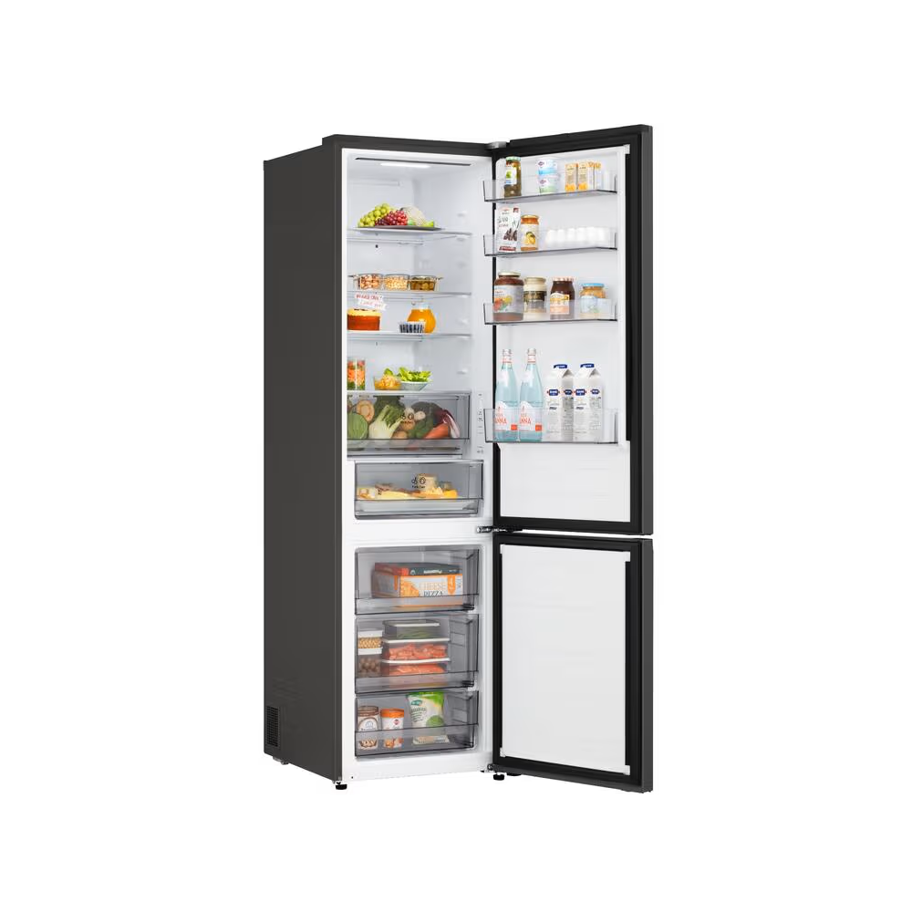 მაცივარი LG LBB509EQYW.AEPQMER, 384L, E, No Frost, Refrigerator, Black