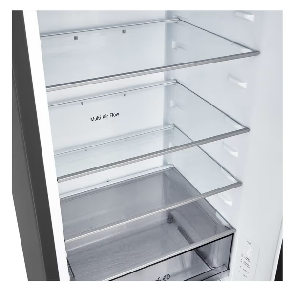 მაცივარი LG LBB509EQYW.AEPQMER, 384L, E, No Frost, Refrigerator, Black