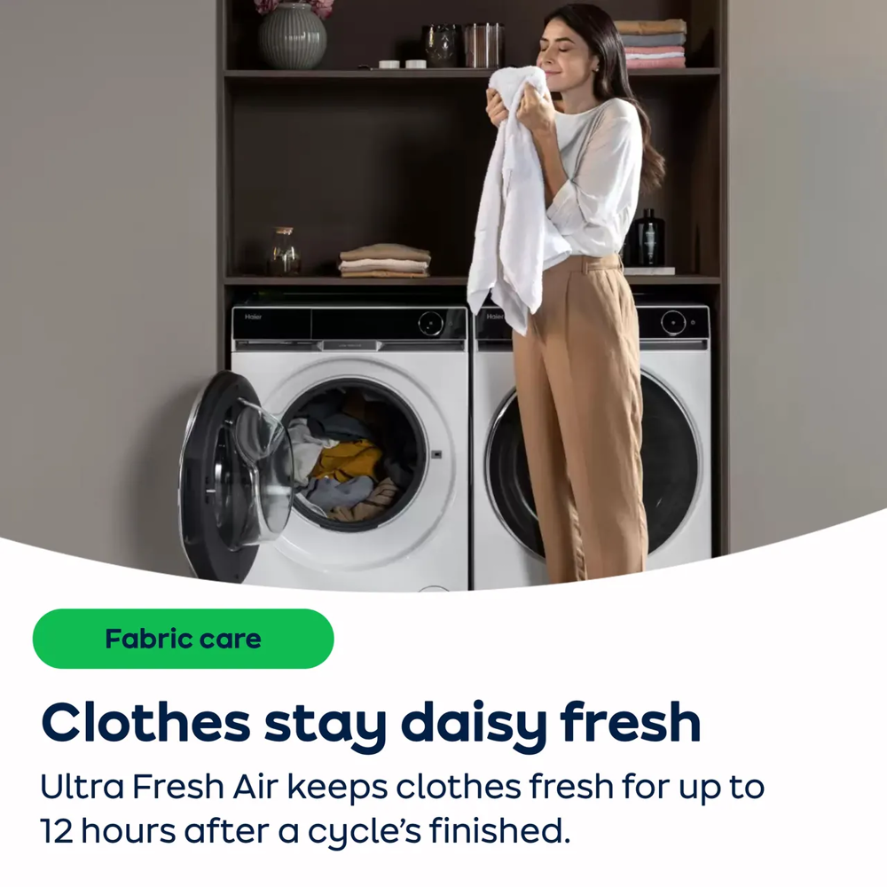 სარეცხი მანქანა Haier HW110-BD14397U1, 11Kg, 1400Rpm, A, 54DB, Washing Machine, White