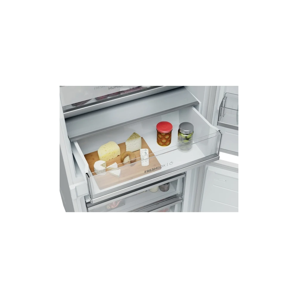 ჩასაშენებელი მაცივარი Haier HBQW5719E, 382L, E, 33dB, No Frost, Built-in Refrigerator, White