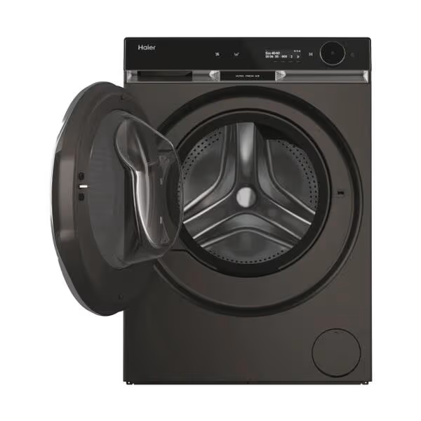 სარეცხი მანქანა Haier HW100-BD14397PGU1, 10Kg, 1400Rpm, Washing Machine, Dark Grey