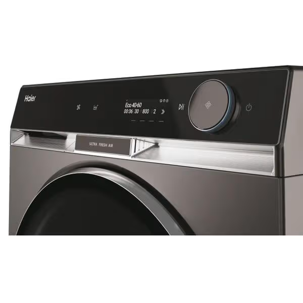 სარეცხი მანქანა Haier HW100-BD14397PGU1, 10Kg, 1400Rpm, Washing Machine, Dark Grey
