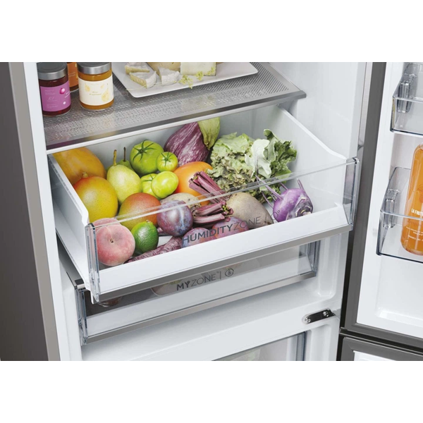 მაცივარი Haier HDPW5620DNPD, 406L, D, 35dB, No Frost, Refrigerator, Silver