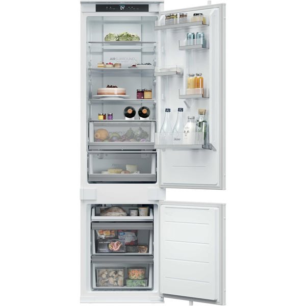 ჩასაშენებელი მაცივარი Haier HBQW5519E, 284L, E, 35dB, No Frost, Built-in Refrigerator, White