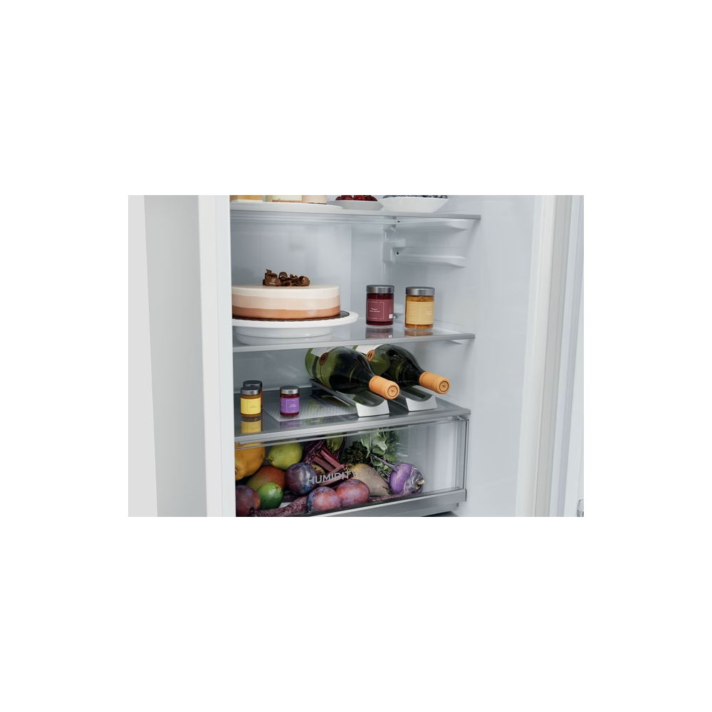 ჩასაშენებელი მაცივარი Haier HBQW5519E, 284L, E, 35dB, No Frost, Built-in Refrigerator, White