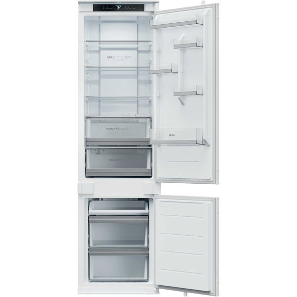 ჩასაშენებელი მაცივარი Haier HBQW5519E, 284L, E, 35dB, No Frost, Built-in Refrigerator, White