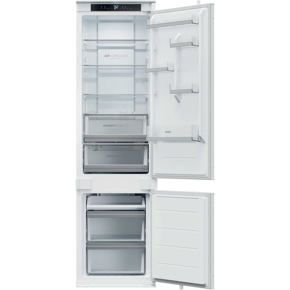 ჩასაშენებელი მაცივარი Haier HBQW5519E, 284L, E, 35dB, No Frost, Built-in Refrigerator, White