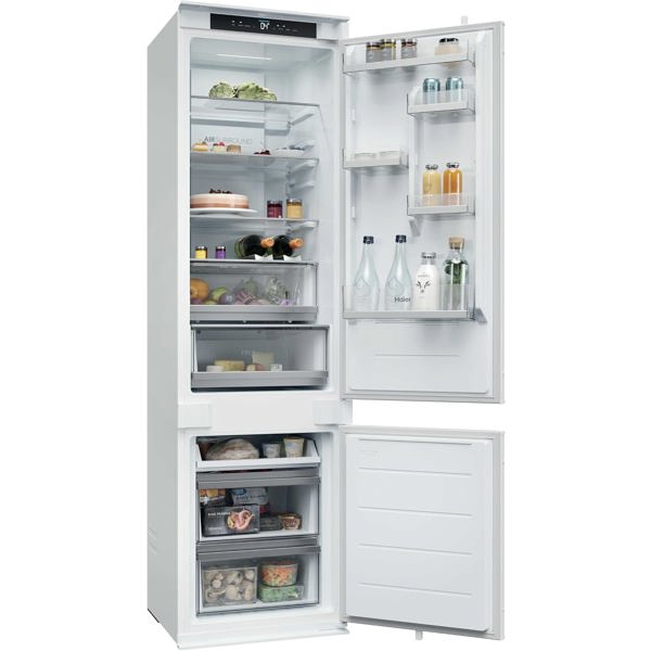 ჩასაშენებელი მაცივარი Haier HBQW5519E, 284L, E, 35dB, No Frost, Built-in Refrigerator, White