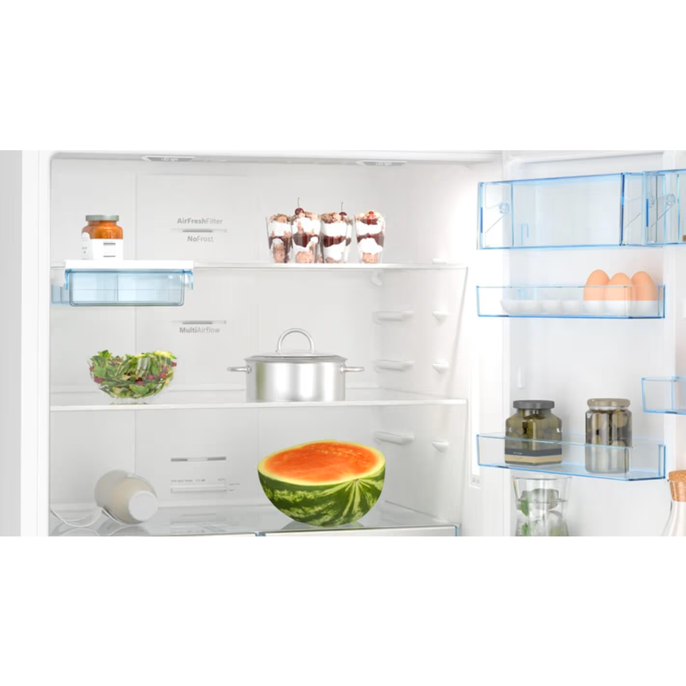 Refrigerator Bosch KGN86CWE0N, 631L, E, 40dB, No Frost, White