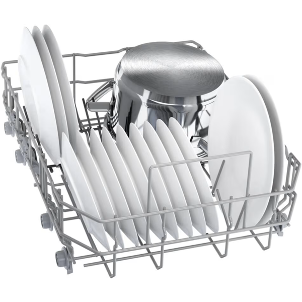 Built-in Dishwasher Bosch SPV2HMX03Q, E, 46Dba, Silver